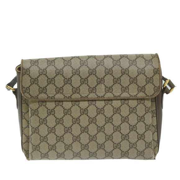 GUCCI GG Supreme Web Sherry Line Shoulder Bag Beige Red 904 02 084 Auth ep2885 - Picture 2 of 16